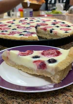 Una foto de Pie de yogurt