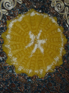 عکسی از دستور حلوای آرد گندم