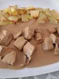 Solomillo con salsa a la pimienta