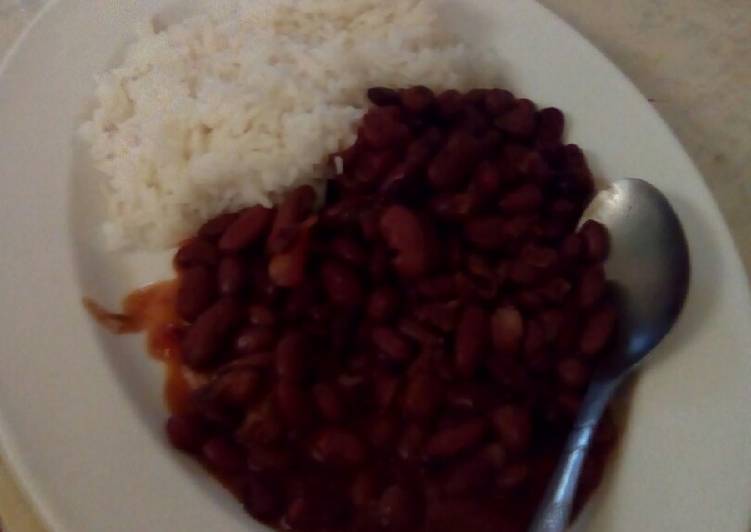 Easiest Way to Prepare Homemade Red beans stew.#4weekschallenge