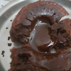 Chocolate lava cake A picture of Chocolate lava cake.