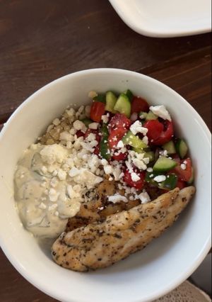 A picture of Greek Chicken Bowl.