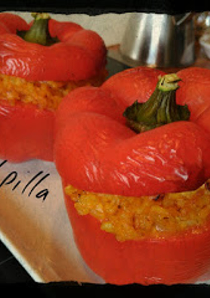 Una foto de Pimientos rellenos de arroz