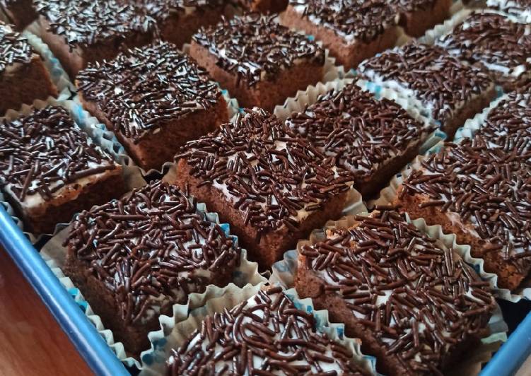 Resep Bolu potong chocolatos Anti Gagal