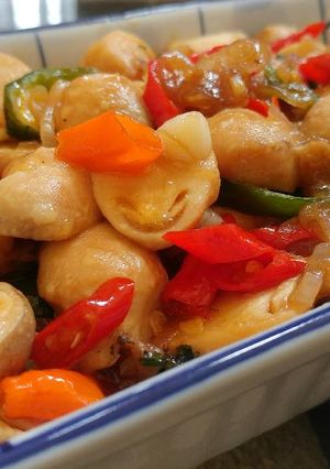 Foto resep Tumis Jamur Pedas