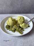 Gelato Almond Avocado Matcha