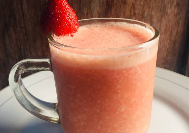 Resep Baru 46. Jus strawberry yogurt 🍓🍓 Mantul Banget