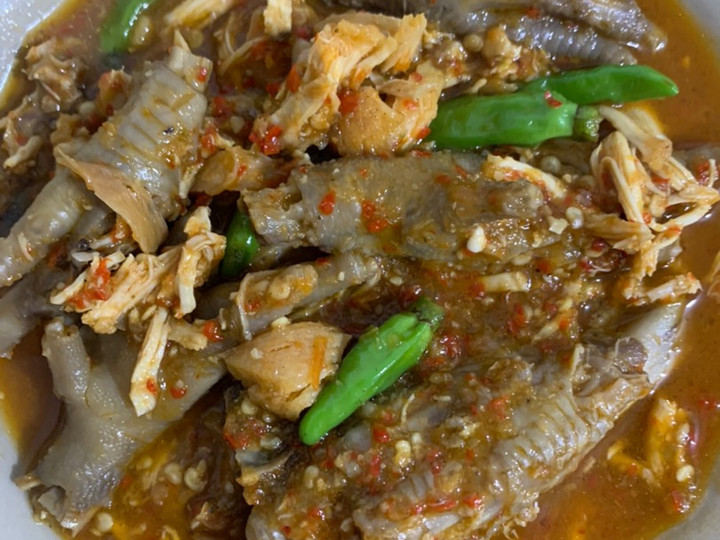 Resep AYAM KUAH PEDAS (SUIR) + CEKER Ekonomis Untuk Jualan