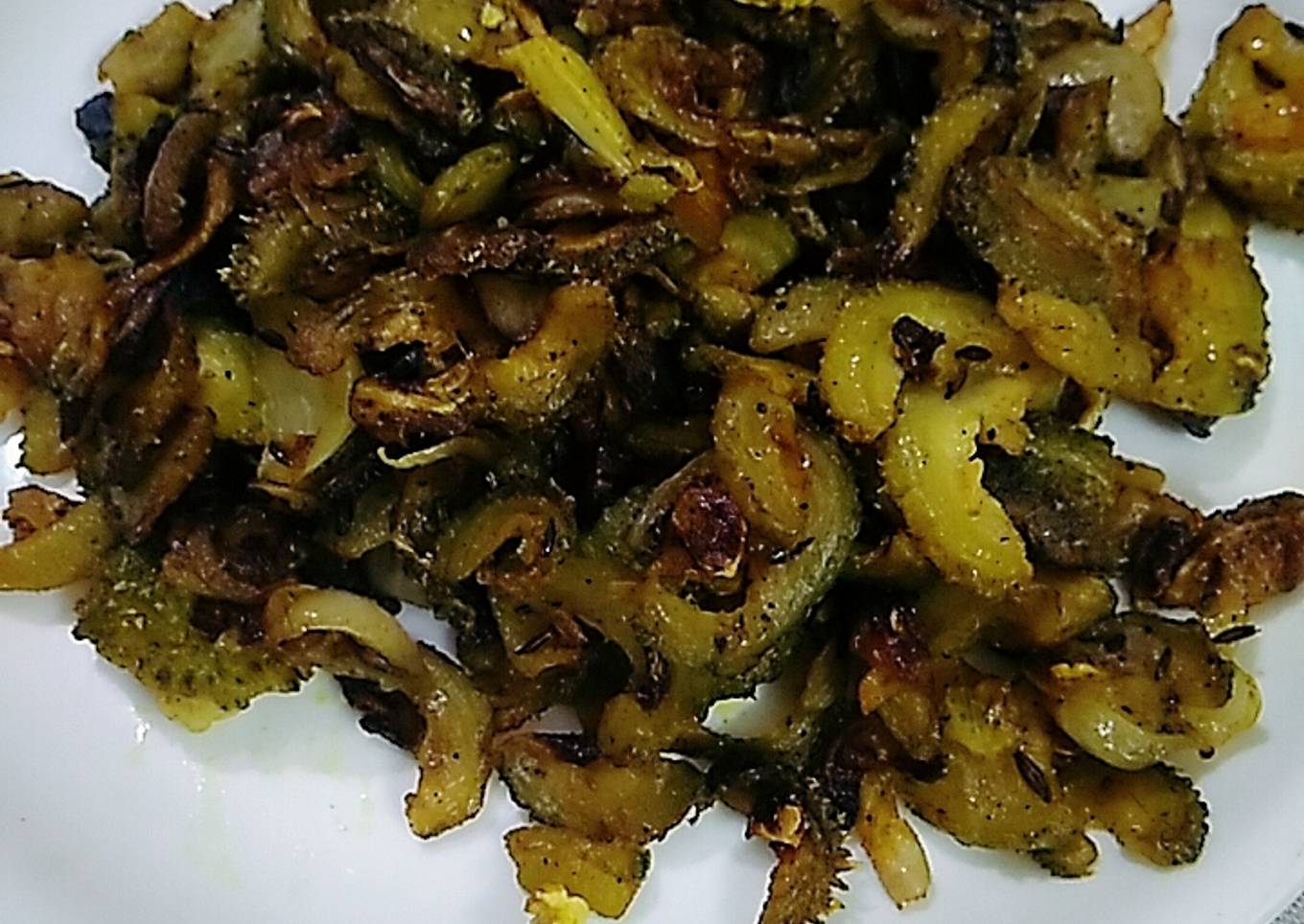 Kheksi ki bhujia/spine gourd fry