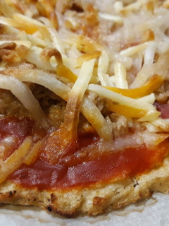 Una foto de Base de pizza de coliflor