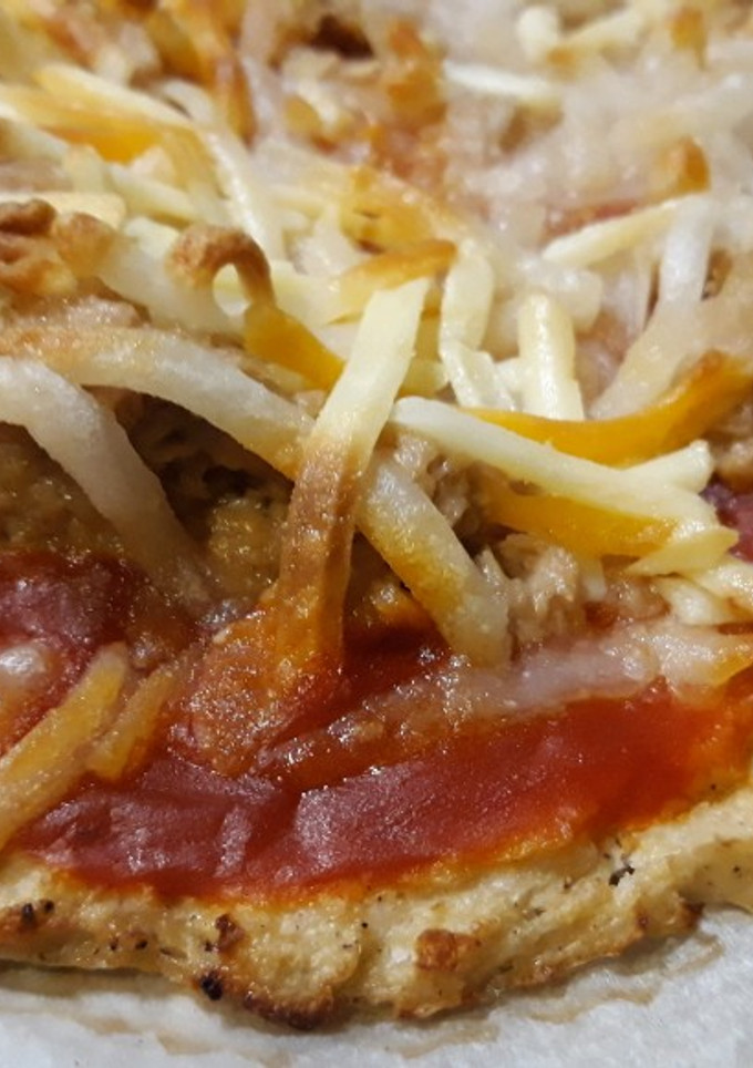 Una foto de Base de pizza de coliflor