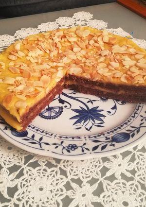 Svéd mandulatorta recept fotója