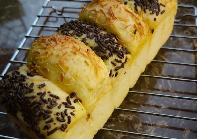 Resep 329. Roti Sobek Cokelat Anti Gagal