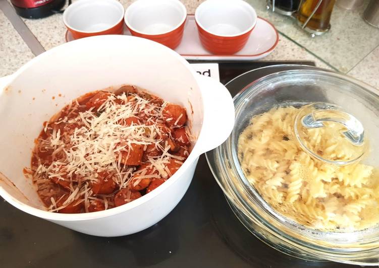 How to Prepare Homemade My Italian inspired Sausage Pasta. 💜