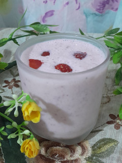 Foto resep Jus Yogurt Strawberry