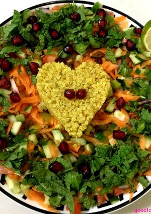 A picture of Quinoa mint salad.. #saladcontest.