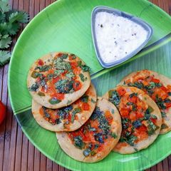 A picture of Protein-Rich Soya Flour Uttapam.