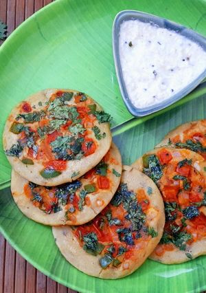 A picture of Protein-Rich Soya Flour Uttapam.