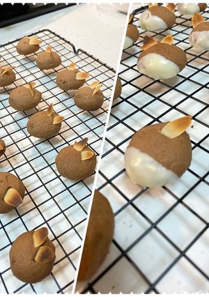 不會用擠花袋的下場🤔失敗的聖誕節「造型」餅乾👏👏 的食譜成品照片