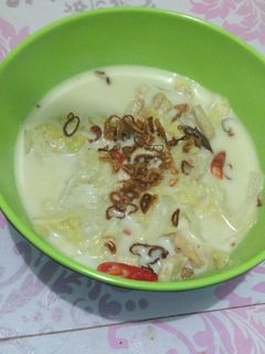 Foto resep Sayur Santan Sawi Putih & Tahu