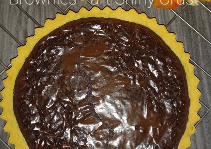 Brownie Tart shiny Crust