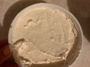 Una foto de pay de queso con ricotta