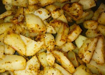 How to Make Delicious Cast iron onion garlic fried potatoes