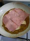 Tortilla de arvejas en sartén