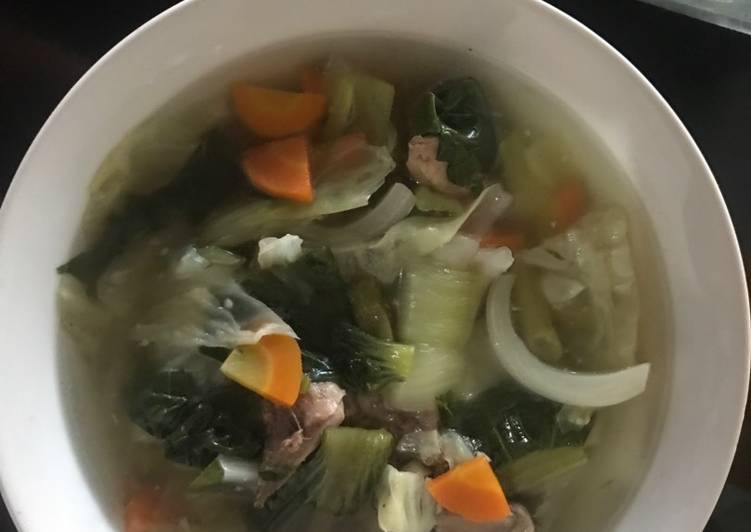 Bagaimana Menyiapkan Sup sayur balungan, Bisa Manjain Lidah