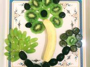 A picture of kiwi banana