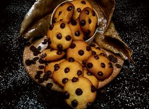 Foto principal de Galletas de mantequilla con pepitas de chocolate