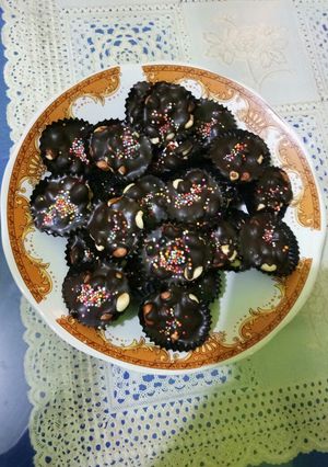 Foto resep Coklat kacang mini😍