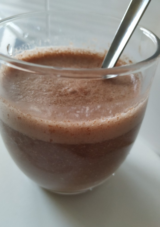 Una foto de Batido de chocolate saludable