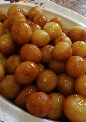 صورة لوصفة لقيمات خفيفه و لذيذه