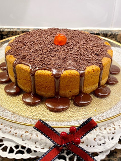 Una foto de Pastel de zanahoria y chocolate