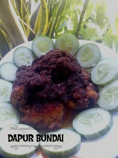 Foto resep Ayam Bumbu Hitam Khas Madura
