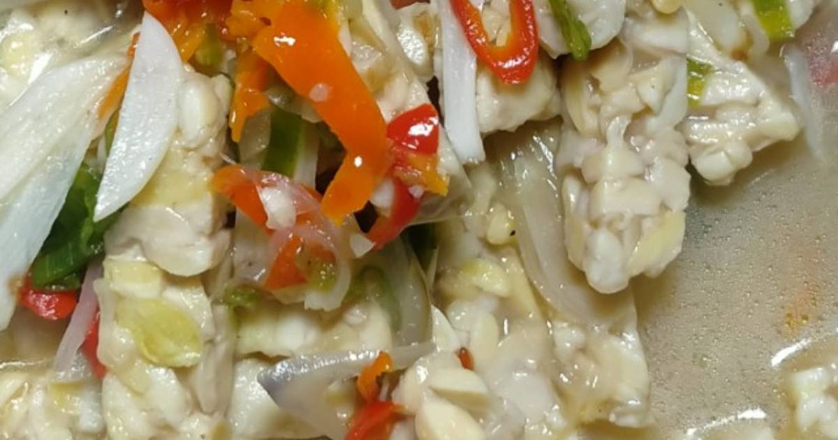 Resep 25) Loncom Tempe Mudah dan Praktis Dihidangkan