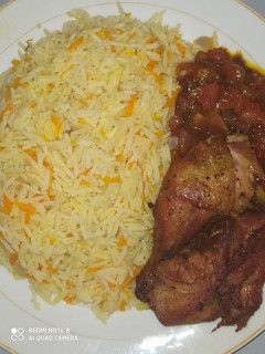 A picture of Carrot Rice.