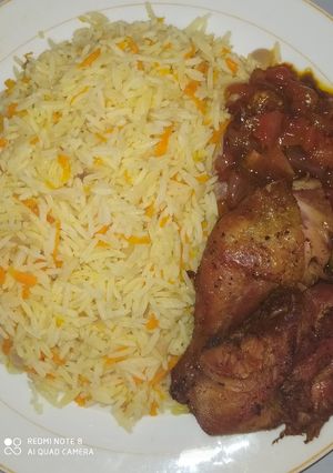A picture of Carrot Rice.