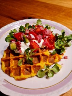 Kartoffelbreiwaffeln Rezepthauptbild