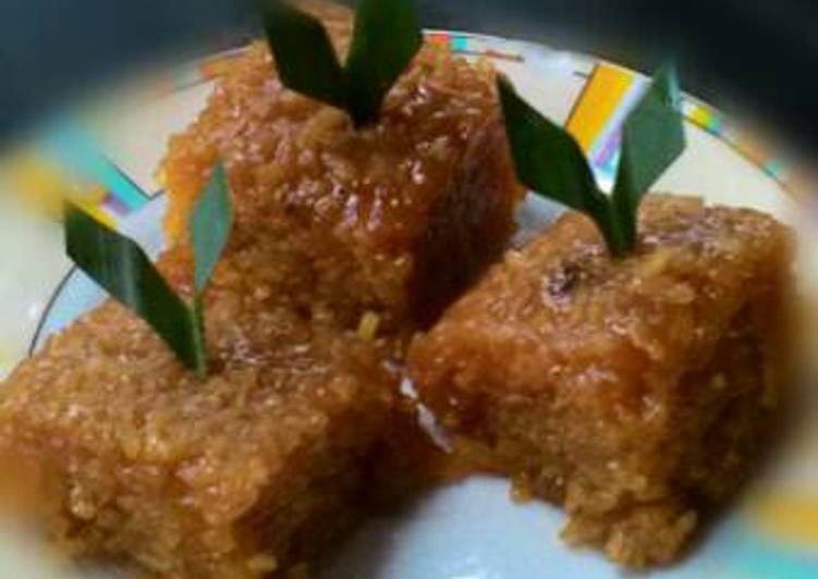 Proses memasak Wajik Gula Merah Anti Gagal