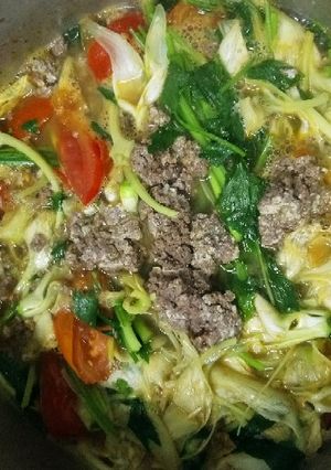 Hình của món Canh chua cua đồng bông so đũa.