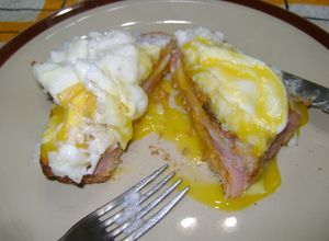 Una foto de Sándwich frances: croque madame y croque monsieur