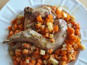 Une photo de cuisse de lapin