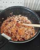 Risotto radicchio e speck