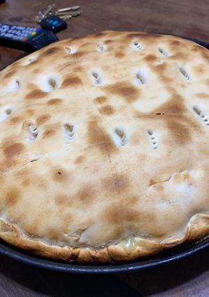 Una foto de Pastel de carne con masa de tarta