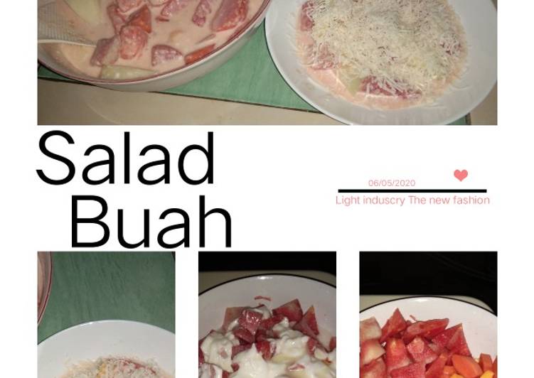 Resep Salad Buah |  Menyiapkan Salad Buah, Enak