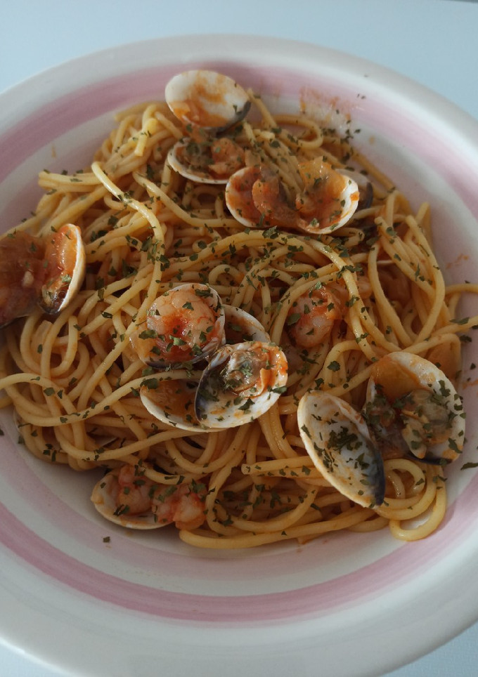 Una foto de Spaghetti Frutti di mare