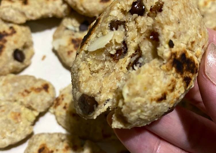 Soft Oatmeal Cookies (panggang diteflon)