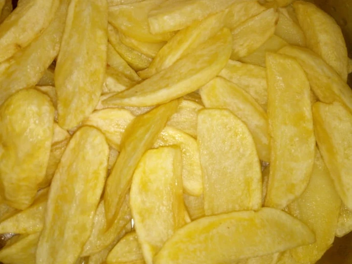 Easy Way Make Deep fried potato wedges which Delicious